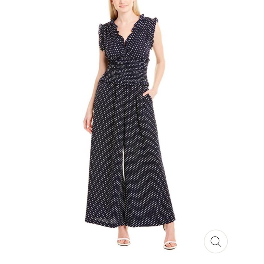 Max studio blkowdot jumpsuit - Picture 1 of 5